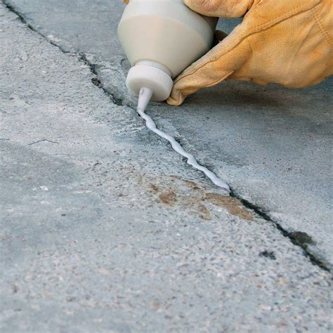 Magical concrete crack sealer